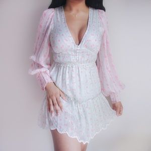 Hemant & Nandita Mint Sana Mini Dress